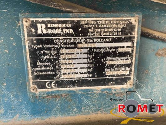 Plateau fourrager Rolland DM042