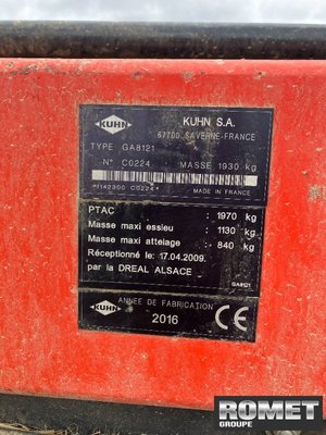 Andaineur Kuhn GA8121