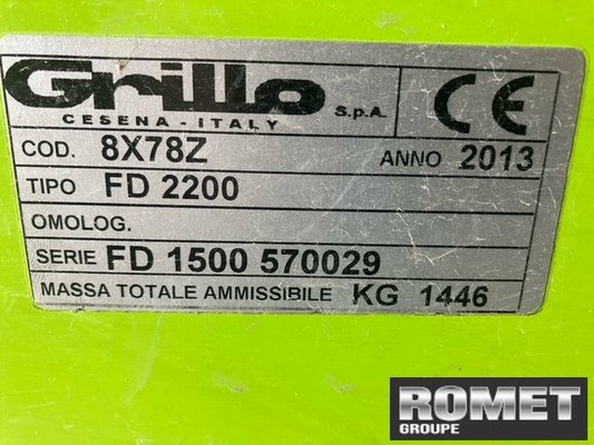 Tondeuse professionnelle Grillo FD 2200