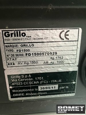 Tondeuse professionnelle Grillo FD 2200