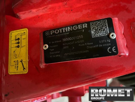 Faucheuse conditionneuse Pöttinger NOVACAT A10ED