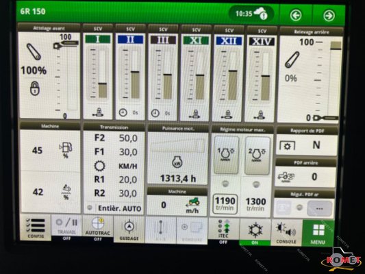 Tracteur agricole John Deere 6R 150
