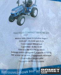 Tracteur vigneron Iseki TM3217FZVREA/RA - 3