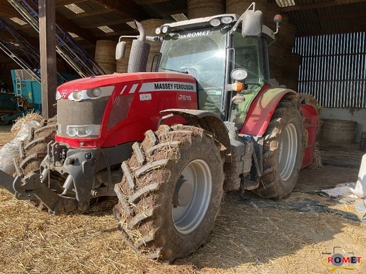Tracteur agricole Massey Ferguson 7616 D6 EX
