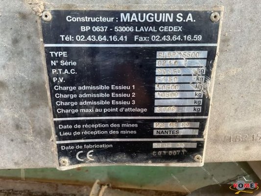 Tonne à lisier Mauguin Citagri ELBR 15500