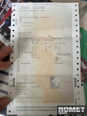 Tracteur agricole Deutz-Fahr AGROTRON 200