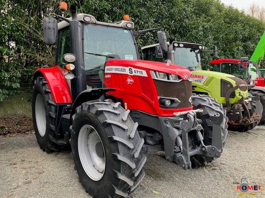 Tracteur agricole Massey Ferguson 6715 S D6 EF MR