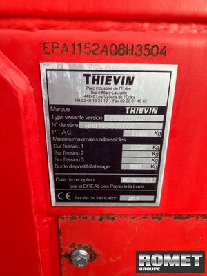 Epandeur à fumier Thievin MARAL 150