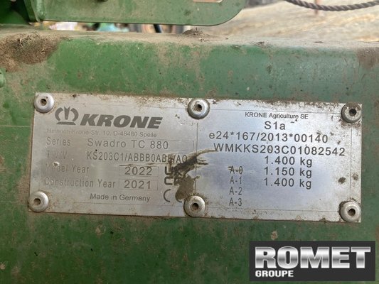 Andaineur Krone SWTC 880