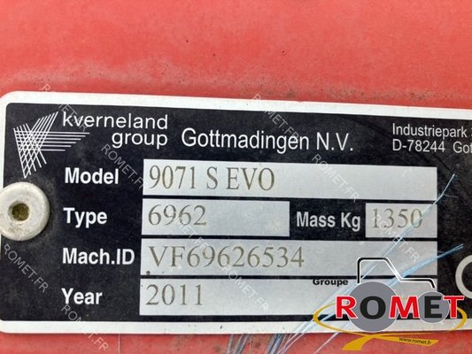 Andaineur Kverneland 9071S EVO