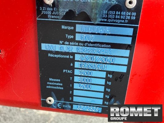 Rouleau brise-mottes Quivogne ROLLMAX 950