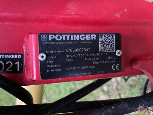 Faucheuse conditionneuse Pöttinger NOVACAT A10ED