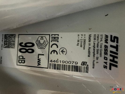 Tondeuse poussée et tractée Stihl RM 655 YS