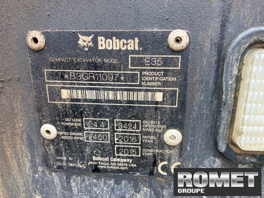 Mini pelle Bobcat E35