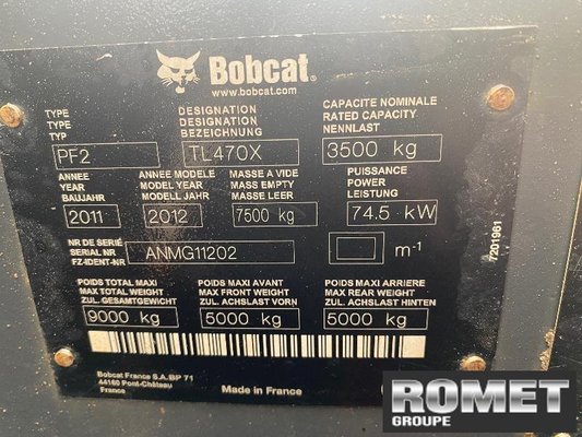 Chariot élévateur télescopique Bobcat 470TL