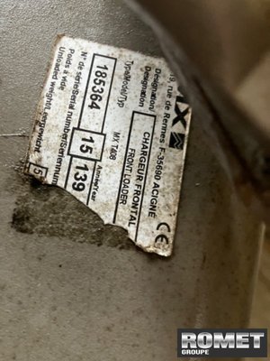 Chargeur frontal Mailleux MXT408